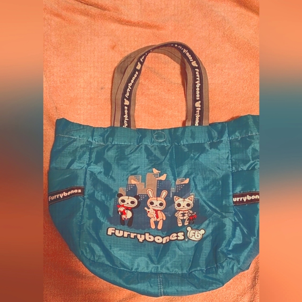 Furrybones blue bag